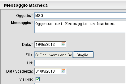 Comunicazioni Le funzioni presenti in questa menu riguardano le comunicazioni con le famiglie ed i docenti.