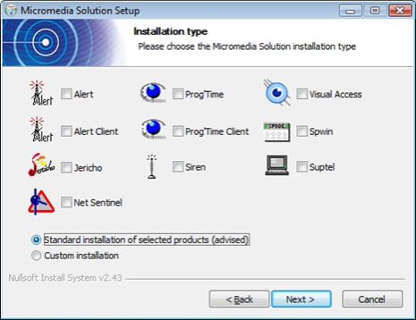 I NSTAL L A ZIONE Per lanciare l installazione di Micromedia Solution, inserire il DVD- ROM di installazione nel lettore DVD.