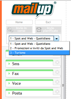 <input name="email" type="text" size="60" maxlength="100"> Campi relativi alle liste di distribuzione (obbligatorio): <input type="hidden" name="list" value="1"> Nel caso si volesse far scegliere all