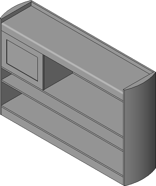 Il pannello di vetro viene visualizzato come un solido. Nel corso dell'esercitazione si applicherà il materiale vetro al solido.