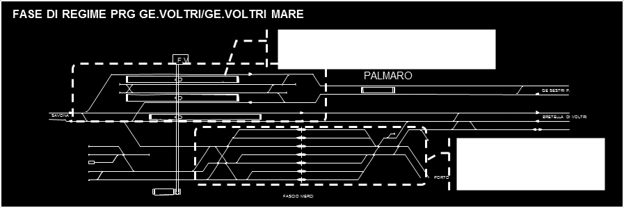 Genova Voltri Mare DESCRIZIONE Seconda fase funzionale del PRG di Ge.Voltri/Ge.Voltri Mare: nell ambito del Tavolo Tecnico Regione-RFI per Voltri/VTE è stata definita una seconda fase del PRG di Ge.