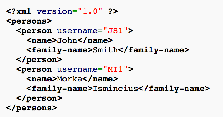 XML Database Esempio XSLT Documento XML che deve essere trasformato.