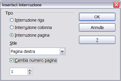 Suggerimento Il Metodo 1 è anche utile per numerare la prima pagina di un documento con un numero di pagina superiore ad 1.