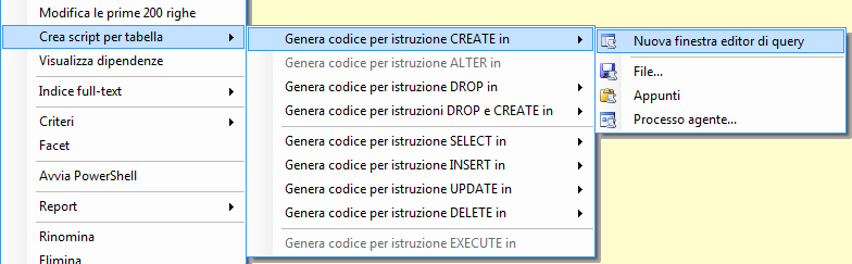 SS 2008 m1 Principianti - 40-18-3 Comando CREATE TABLE La creazione della tabella è stata già discussa subito dopo la creazione del database.