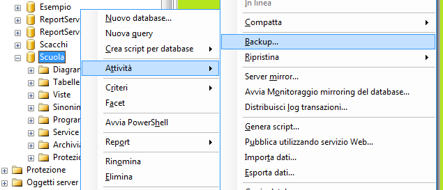 SS 2008 m1 Principianti - 99-40 Backup parziali I backup parziali non sono supportati in SQL Server Management Studio né nella Creazione guidata piano di manutenzione.