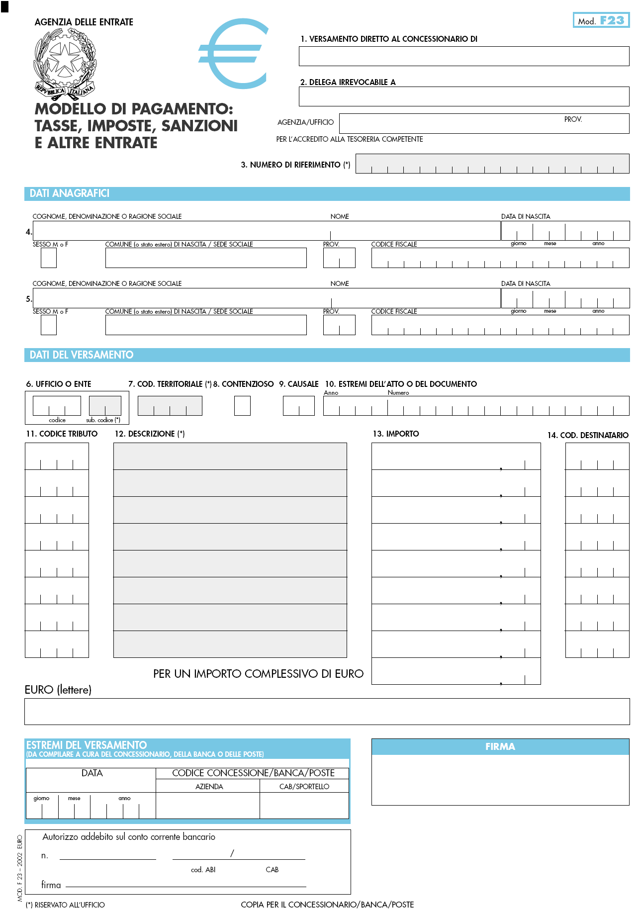 Modello F23