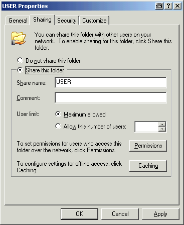 17. Premere il pulsante "Finish". Appendice Appendice: Interfaccia LAN 8.2.1.10 Condivisione di directory (solo con reti Microsoft) La condivisione delle directory rende i dati disponibili per altri utenti.