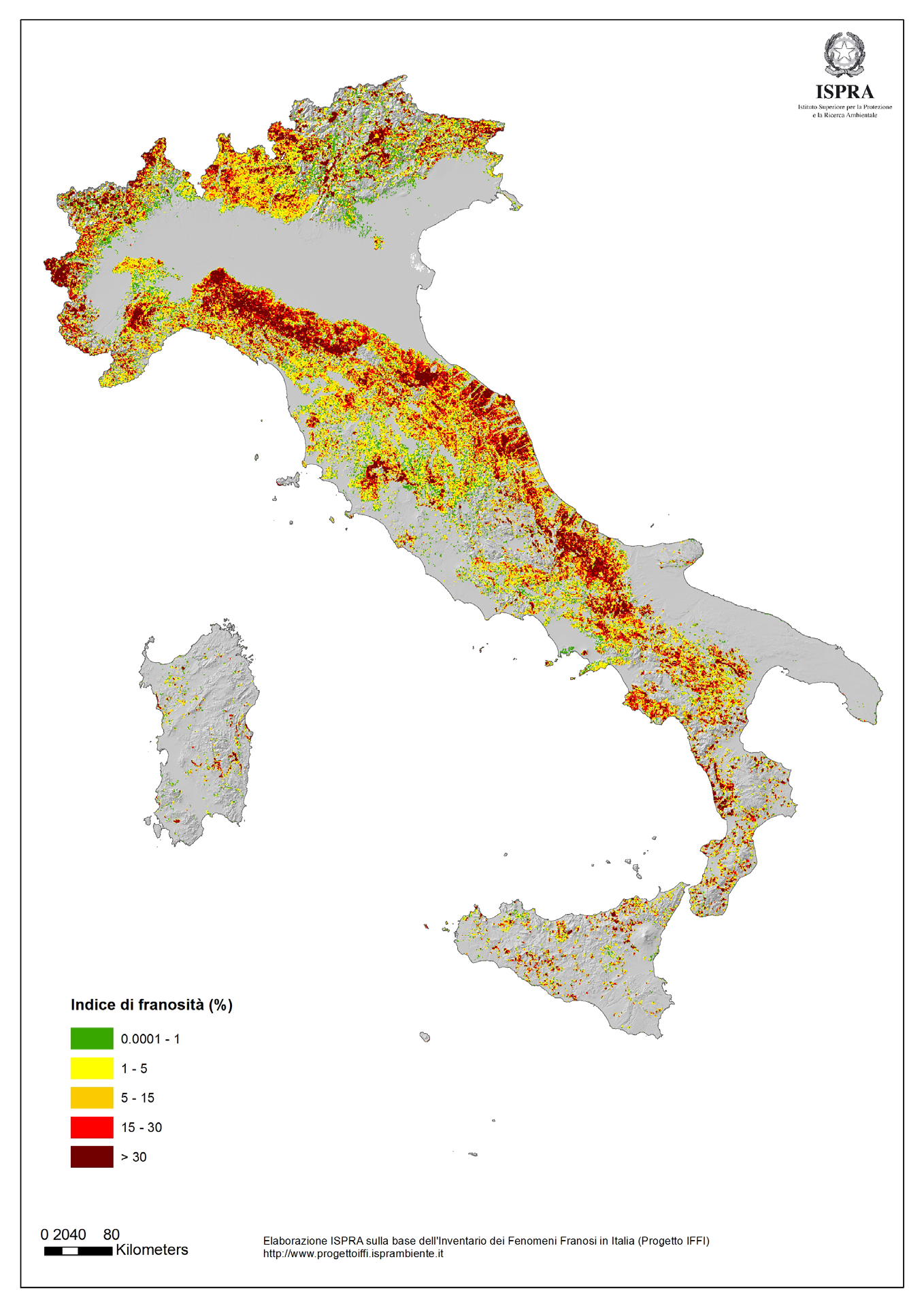 Rapporto di sintesi sul dissesto idrogeologico in Italia ISPRA 1.