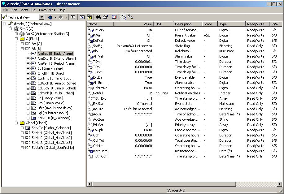 Object Viewer L Object Viewer permette all utente di navigare in modo efficace nel database tramite una struttura dati organizzata con oggetti, molto simile alla struttura Explorer di Windows.