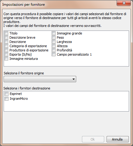 8 Menu Strumenti Dal menu Strumenti si può accedere a svariate funzionalità di ImporterONE.