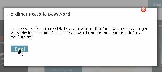 Nel caso in cui ci si dimenticasse la password, inserire nel box il proprio numero di tessera e cliccare su HAI DIMENTICATO LA