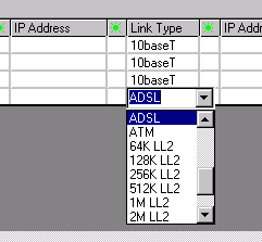 La tabella dei collegamenti La tabella dei collegamenti mostra le connessioni tra gli oggetti. Cliccando le intestazioni delle colonne si può ordinarne il contenuto.