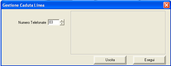 3.4.3 Soglia caduta linea Selezionare il tipo di linea telefonica: DTMF: multifrequenza (selezione valida per tutti i modem di recente fabbricazione) Impulsi: modem a impulsi (solo per i vecchi