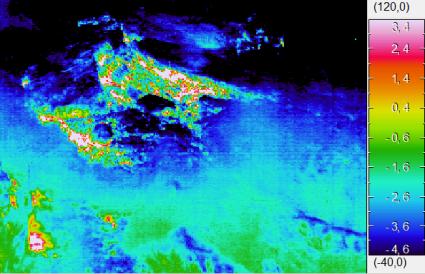 Problematiche legate all acquisizione dell immagine IR e all elaborazione delle serie temporali Acquisizione Fattori atmosferici (temperatura e umidità dell aria, pioggia, nebbia ) Gas e vapore