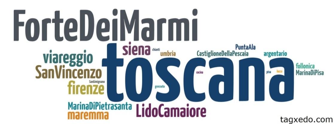 TOSCANA Molte ricerche per gli alloggi a Firenze e Pisa. Molto cercati gli alberghi e le catene alberghiere di lusso, anche per soggiorni di business.