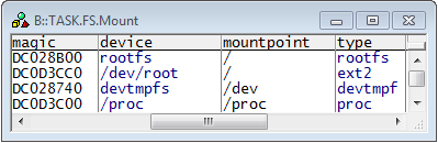 24 / 55 Debugging linux components: file system informations