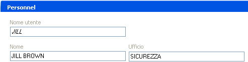 digitando nuovi valori per i campi desiderati; Eliminare un utente esistente; Cercare dalla lista degli utenti, utilizzando uno o più criteri; Importare una lista di utenti da un