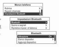 158 Telefono Utilizzare la manopola multifunzione per selezionare Menun telefono Rubrica Elimina tutto e poi premere la manopola multifunzione.