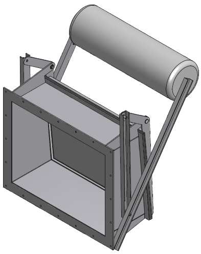 CLAPET SG IN ACCIAIO INOX PER SEZIONI CIRCOLARI VOCE DI CAPITOLATO : fornitura di valvola a clapet in acciaio inox AISI.