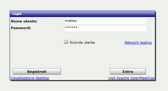 restanti dati lasciati incompleti o con i parametri di default potranno essere modificati in seguito dall interno del programma.