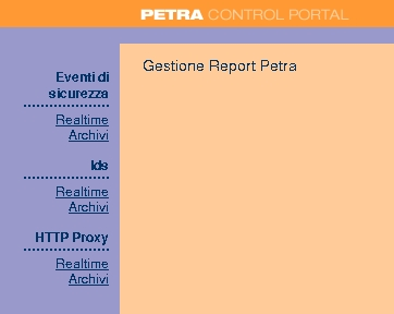 Capitolo 6. Manutenzione ordinaria del firewall In questa sezione mostriamo come l amministratore del Firewall Petra possa gestire il sistema tramite l applicazione web di gestione. 6.1.