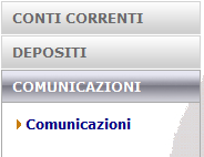 1.B.2. I servizi disponibili 1.B.2.1. My Account CONTI CORRENTI Estratto Conto Italia Il link consente di visualizzare on line, selezionando attraverso un menù a tendina il rapporto ed il periodo di