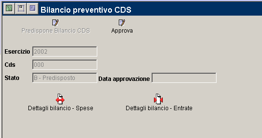 Obiettivo Gestione del preventivo CDS La scheda spiega come è gestita la funzione di creazione del preventivo CDS.