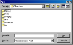 Opzioni della barra degli strumenti La barra degli strumenti di Composer consente di selezionare rapidamente i comandi.