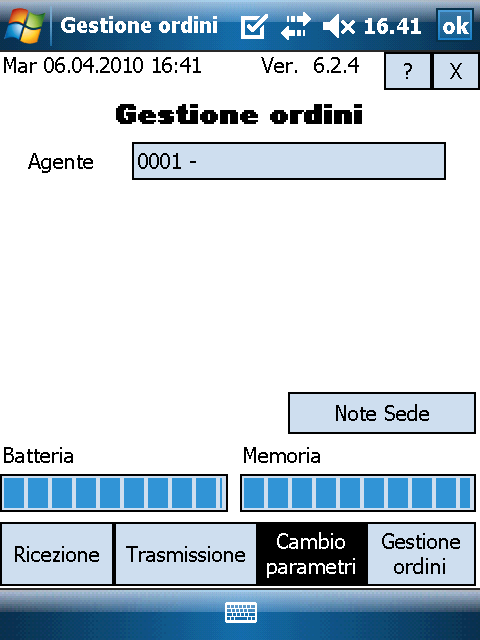 5) CONTROLLO DEI PARAMETRI (CONFIGURAZIONE VALIDA PER LA PREVENDITA DAL PUNTO 5.1 AL 5.8; SALTARE LA PAG. 9 E RIPRENDERE LA DOCUMENTAZIONE DA PAG. 10. PER LA TENTATA VENDITA ANDARE DIRETTAMENTE A PAG.