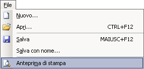 6 stampa La stampa è, di solito, l atto conclusivo della creazione di un documento; il prodotto di questa funzione è rappresentativo della qualità del nostro lavoro e, se il documento cartaceo è