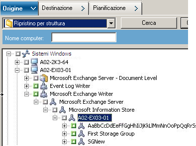 Writer MSDE Ripristino di backup VSS trasportabili con il writer MSDE Per ripristinare un backup VSS trasportabile del writer MSDE: 1.