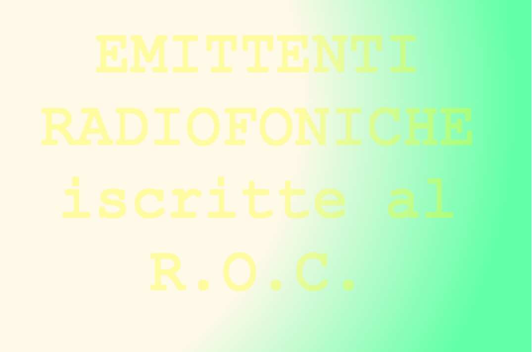 al R.O.C. TOTALE 107 1 dati ROC Co.