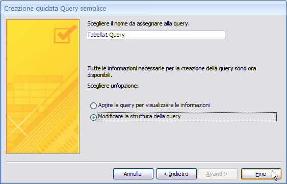 Nel caso si voglia applicare una o più opzioni di riepilogo, i campi selezionati devono essere di tipo valuta o numerici. Si spunta la casella di dettaglio o quella di riepilogo.