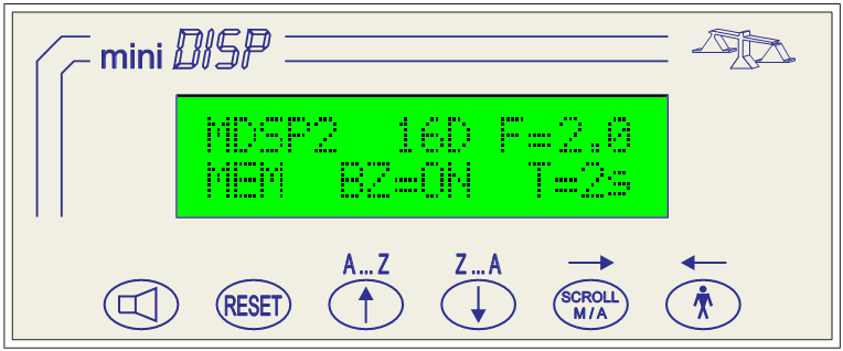 DUEMMEGI Manuale d'uso minidisp2 BUZZER OFF (buzzer non abilitato): in questo caso il buzzer interno al mini DISP2 sarà disabilitato (ma non l uscita sirena).