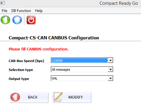 SW Guide - ENGLISH 7 CANBUS Configuration PANEL** In modules with CAN-bus interface, the user can configure how to receive messages or signals CAN-bus.