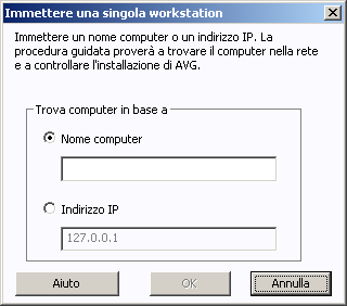 La finestra di dialogo visualizza una panoramica del processo di scansione di rete. Non è necessario attendere l'arresto della scansione.