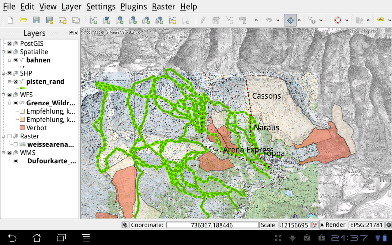 Applicazioni GFOSS per Android QGIS mobile - http://android.qgis.