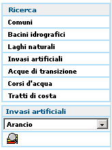 4.4 Lista dei Temi Contiene la lista dei temi cartografici previsti per il servizio selezionato. Ciascun tema può essere mostrato o nascosto sulla vista corrente, agendo sulla relativa icona.