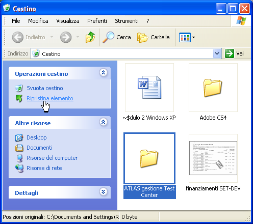 selezionare Elimina presente nel menù File della barra dei menù (1); cliccarci sopra con il tasto destro del mouse e selezionare il comando Elimina presente nel menù di contesto (2); mantenendo