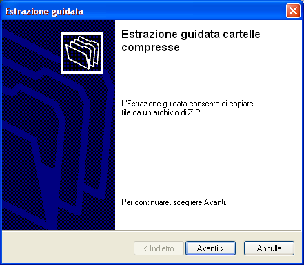 Selezionata la cartella, o il file, si mantiene premuto il tasto del mouse e si trascina, fuori dalla cartella compressa, in una nuova posizione.