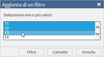 16 Capitolo 4 Utilizzo di SAS Studio per generare codice Nell'area Colonne del visualizzatore di tabelle, tutte le colonne sono selezionate per impostazione predefinita.