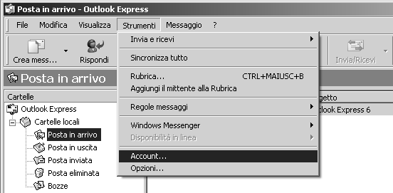 Figura 84-7 Per chiudere Outlook si può anche fare click sul pulsante Chiudi finestra, collocato alla destra in alto, dell ambiente di lavoro del software stesso, sulla barra del titolo.