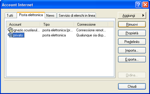 La configurazione di un account di posta elettronica non è un azione complessa; quel che è importante è conservare i parametri di collegamento forniti dall ISP, al momento in cui si stipula l