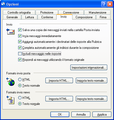 Figura 154-7 Copiare e Spostare del testo all interno di un messaggio.