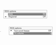 Radio 87 Visualizzare le informazioni sulle trasmissioni RDS Durante la ricezione di una trasmissione RDS, premere il pulsante INFORMATION [INFO] per controllare le informazioni ricevute sulla