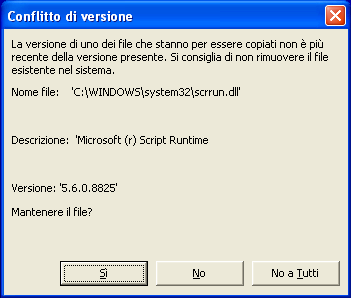 MESSAGGI DURANTE L INSTALLAZIONE ARGO è stato progettato per funzionare su vari tipi di sistemi della Microsoft dal Windows 98 a Windows Vista.