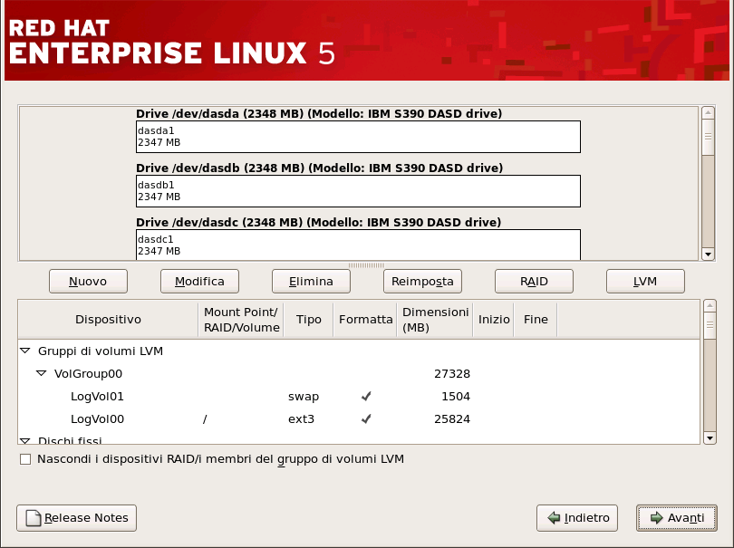 Red Hat Enterprise Linux 5 Installation Guide Figura 17.12.