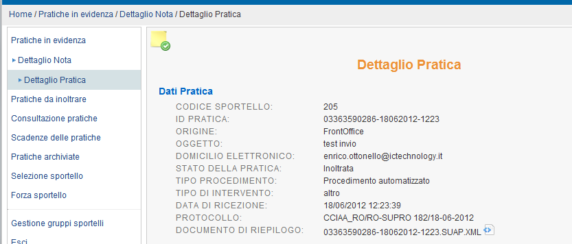 Il concetto di "consumazione della nota" o dell'avviso segue il paradigma del post-it: dopo che lo ho letto e staccato, sparisce "Nascondi Avviso".