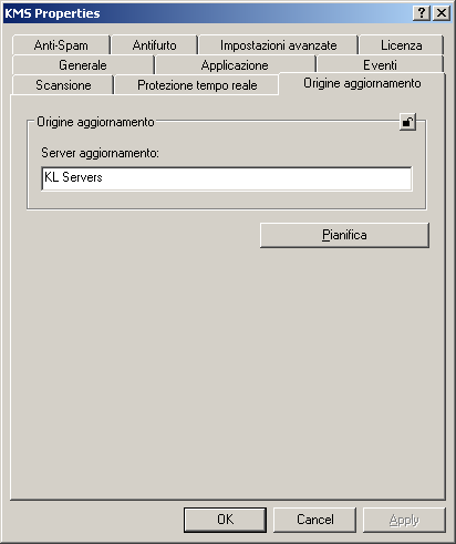 40 Kaspersky Mobile Security 7.0 Enterprise Edition Figura 29. La scheda Origine aggiornamento 3.2.7. Configurazione delle impostazioni di Anti-Spam La scheda Anti-Spam (vedere Figura 30) consente di configurare le impostazioni Anti-Spam.