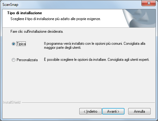 Installazione in Windows 7. Cliccare il tasto [Avanti].